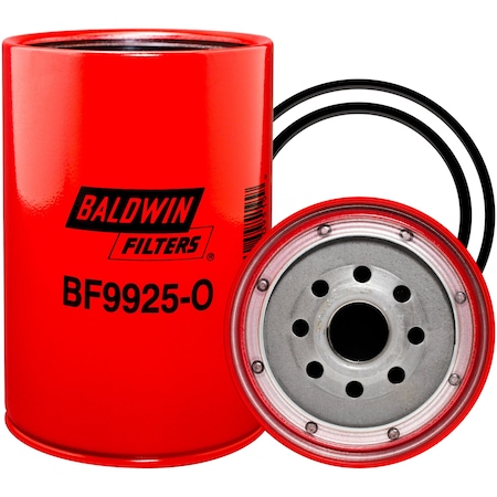 Baldwin Filters Fuel Filter, 6-5/16 in. Lx4-1/4 in. dia. BF9925-O